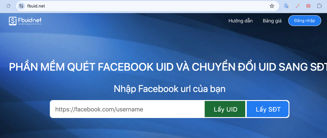phần mềm quét uid