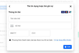 Thông tin thẻ