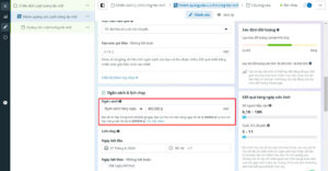 Ngân sách quảng cáo Facebook