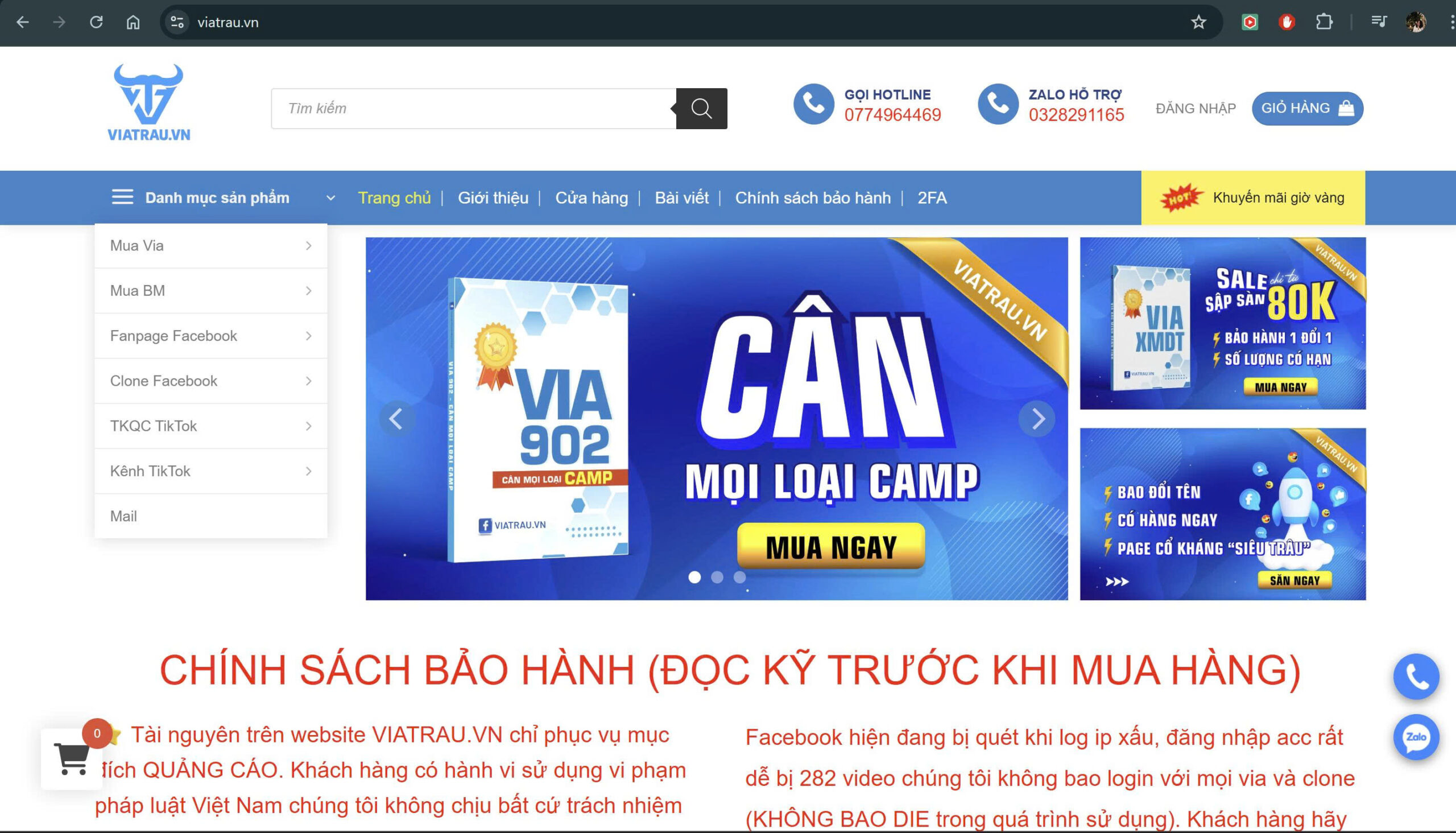 Truy cập vào trang chủ viatrau.vn