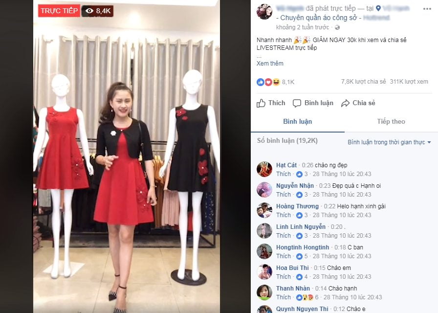 xu hướng bán hàng online