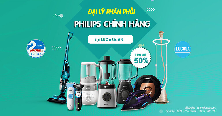 Ví dụ Lucasa là đại lý phân phối của thương hiệu Philips