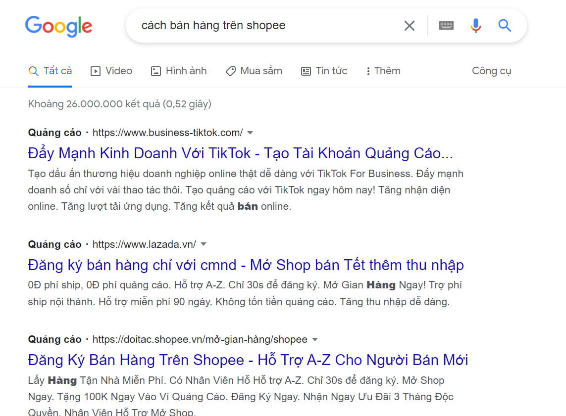 Bán hàng trên Shopee cần gì?