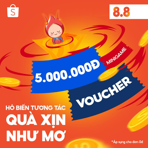 Tạo mini game cho mọi người trên shopee
