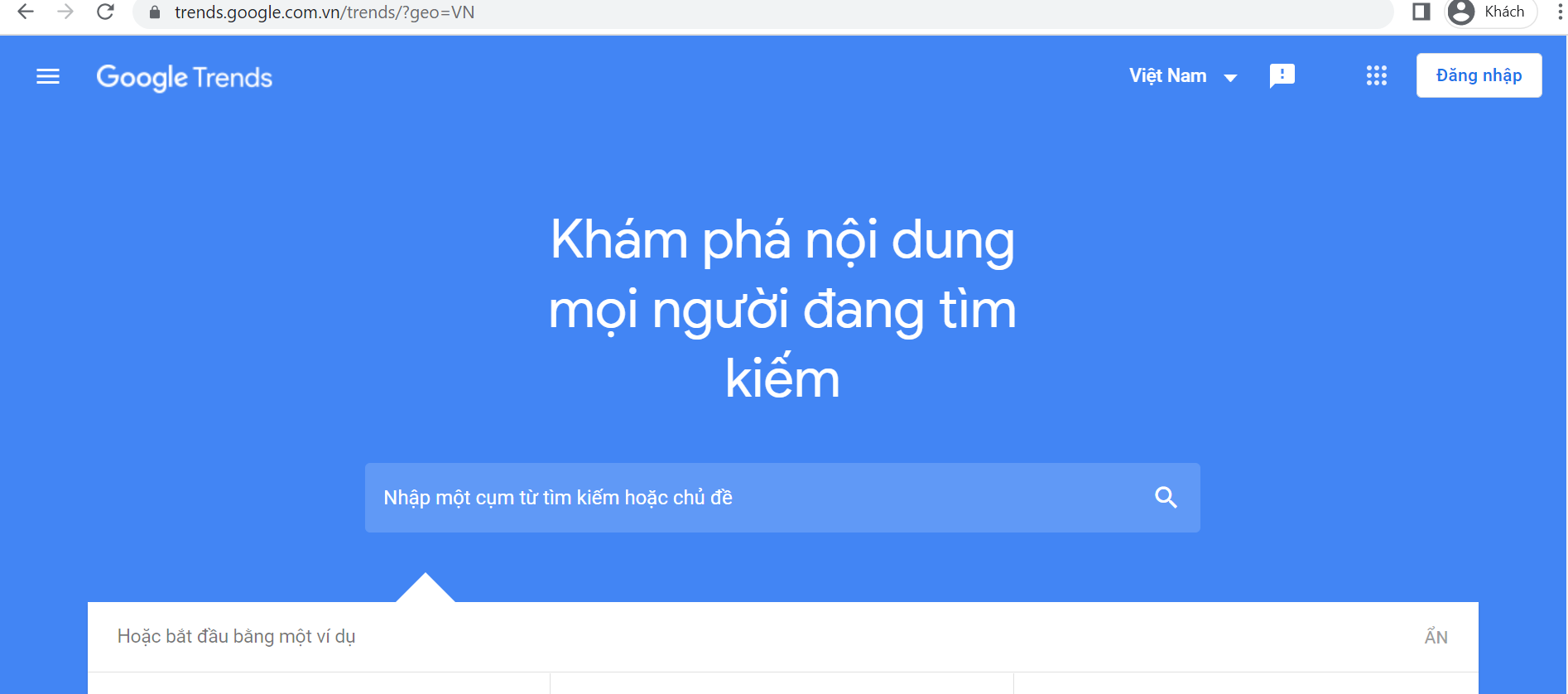 Google Trends là gì?
