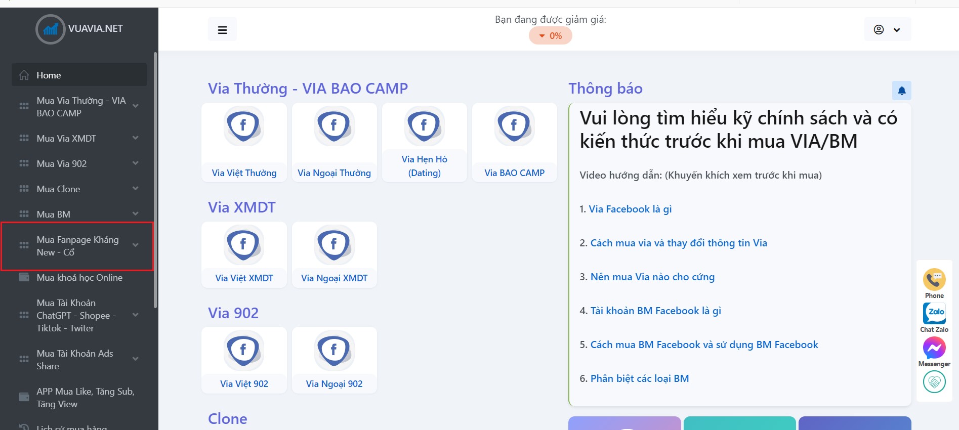cách kiểm tra fanpage trước khi mua