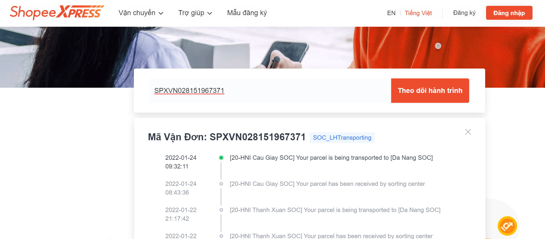 Tra cứu mã vận đơn giao hàng Shopee mới nhất