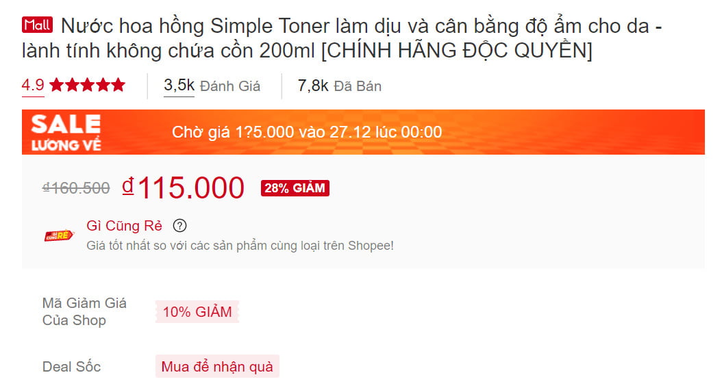 Nhãn dán Shopee Mall