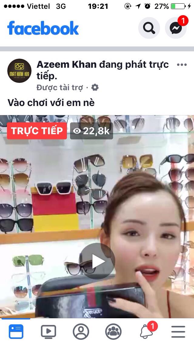 Livestream chạy quảng cáo Facebook