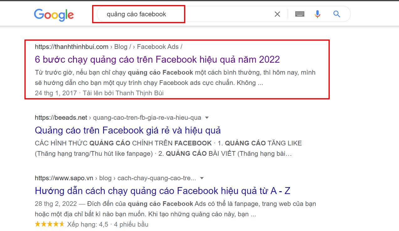 Tăng lượt truy cập Organic Traffic
