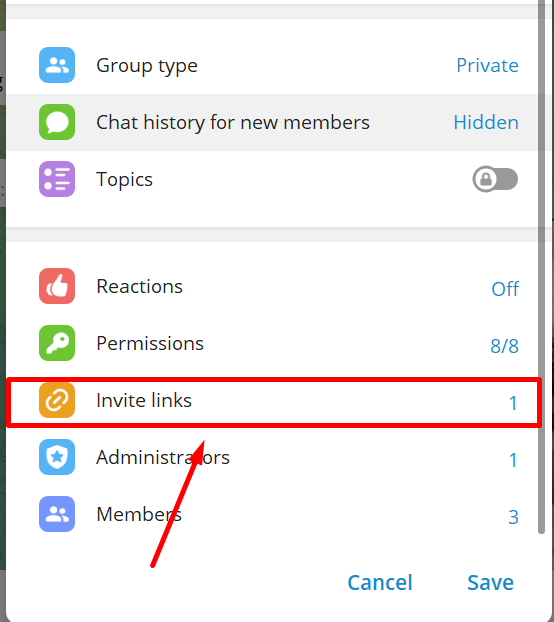 Tăng member Telegram