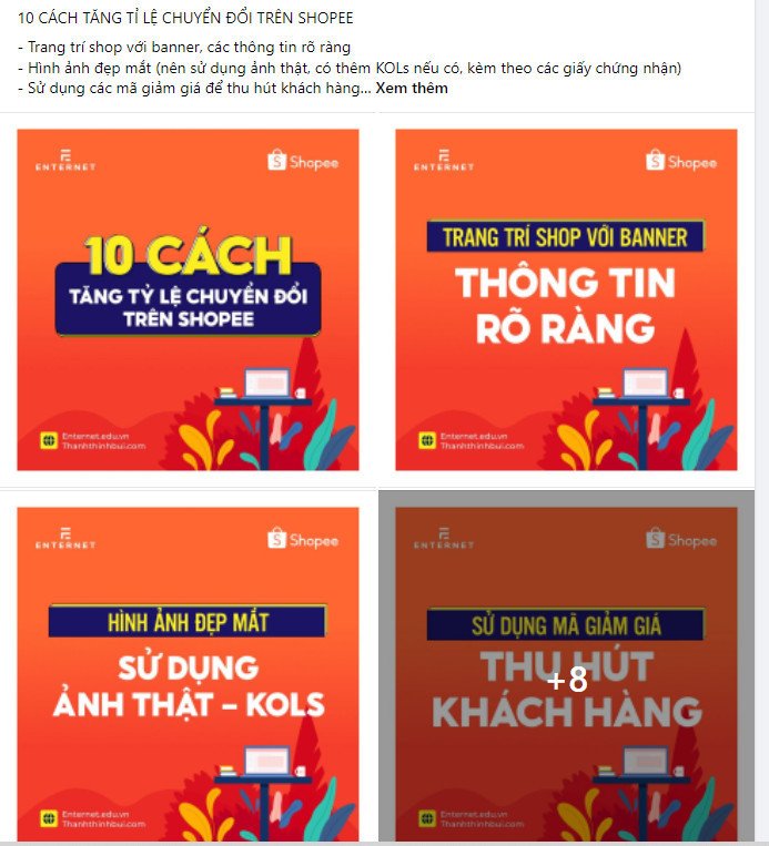 Tạo ra nhiều loại nội dung hơn đúng với thuật toán facebook
