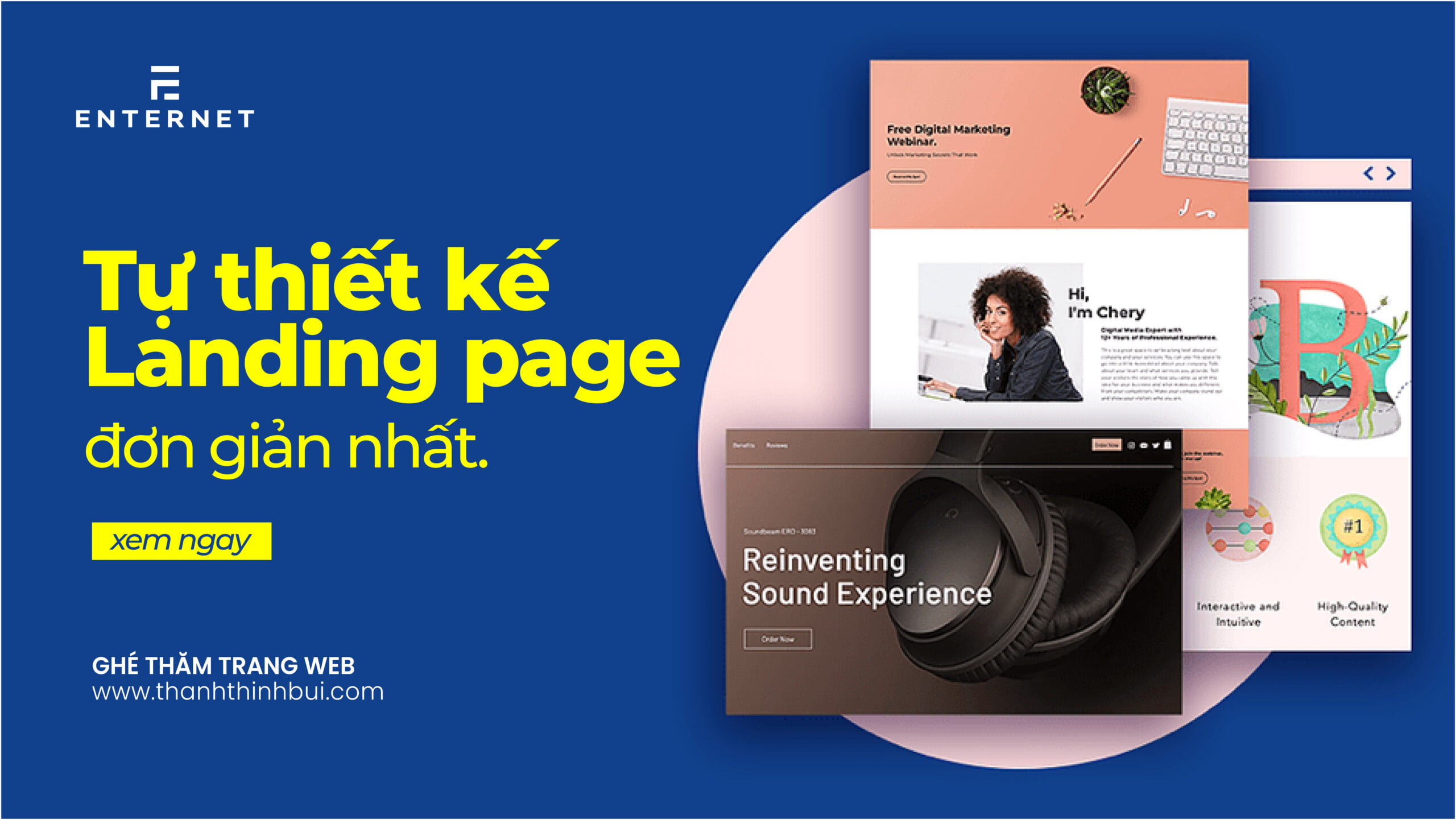 Tự thiết kế landing page đơn giản nhất