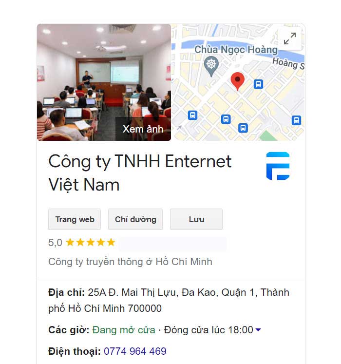 Xây dựng Google map tạo sức mạnh cho Entity