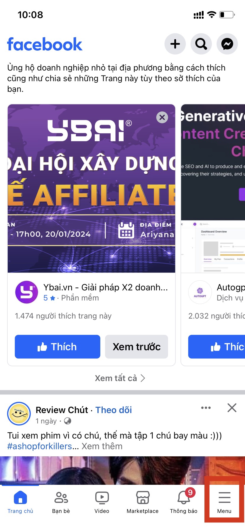 bấm dấu 3 gạch