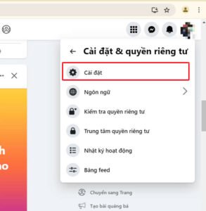 Cài đặt quyền riêng tư Facebook